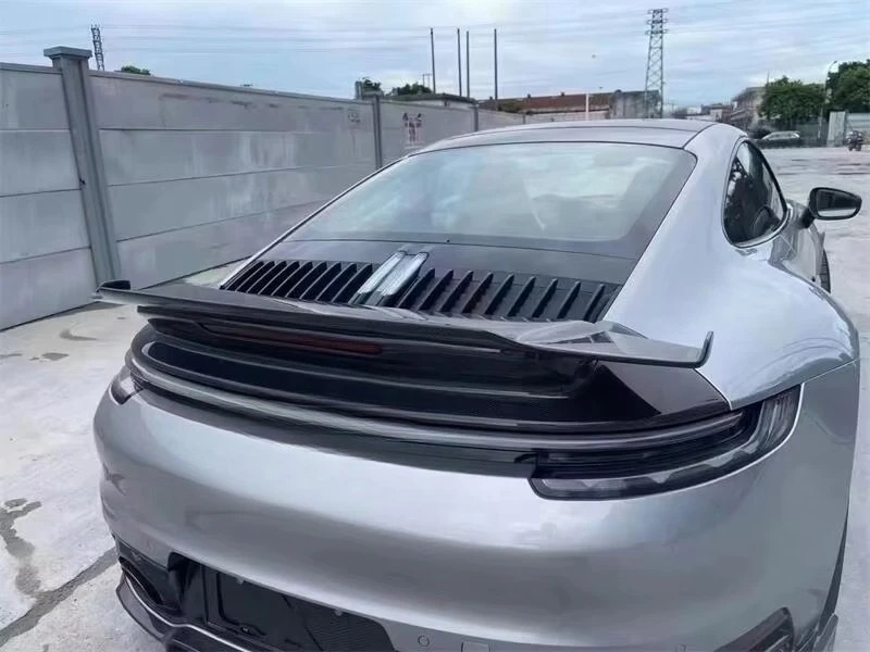 Carbon Fiber Rear Wing for  992 Sport Design Carbon Fiber Rear Trunk Spoiler for All New 911 992 Car Parts